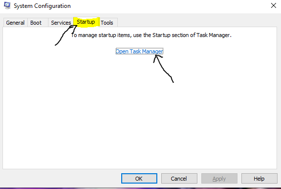 Go to task manager for performing a clean boot to solve the d3d12.dll error