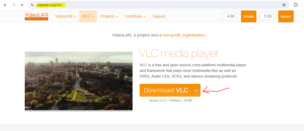 Download VLC media player from official site and install it that can solve the libbluray.dll missing issue.