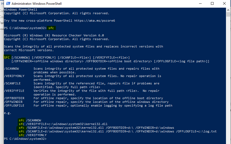 SFC scan fixes the ffmpeg.dll error on windows