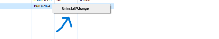 Uninstall the problematic application to fix api-ms-win-crt-runtime-l1-1-0.dll error